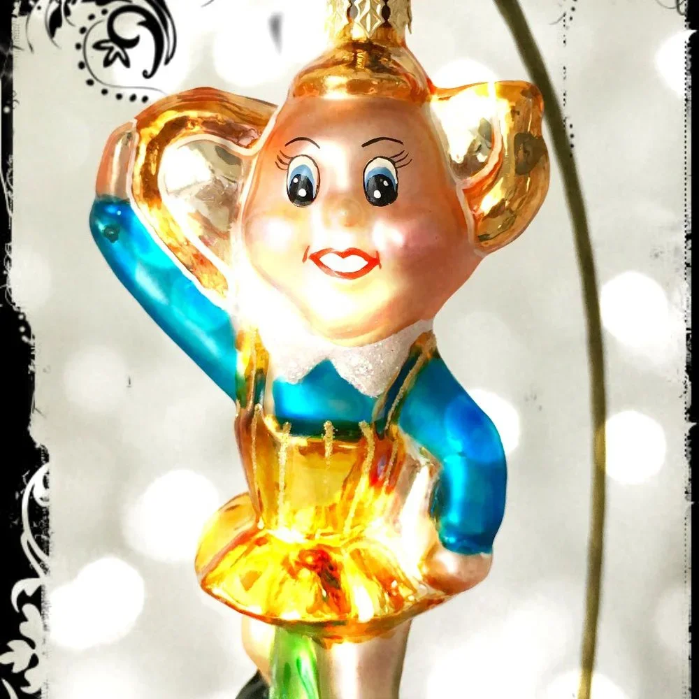 SOLD Rare Genuine Christopher Radko Disney CINDERELLA Teapot Blown Glass Ornamen - Picture 1 of 9